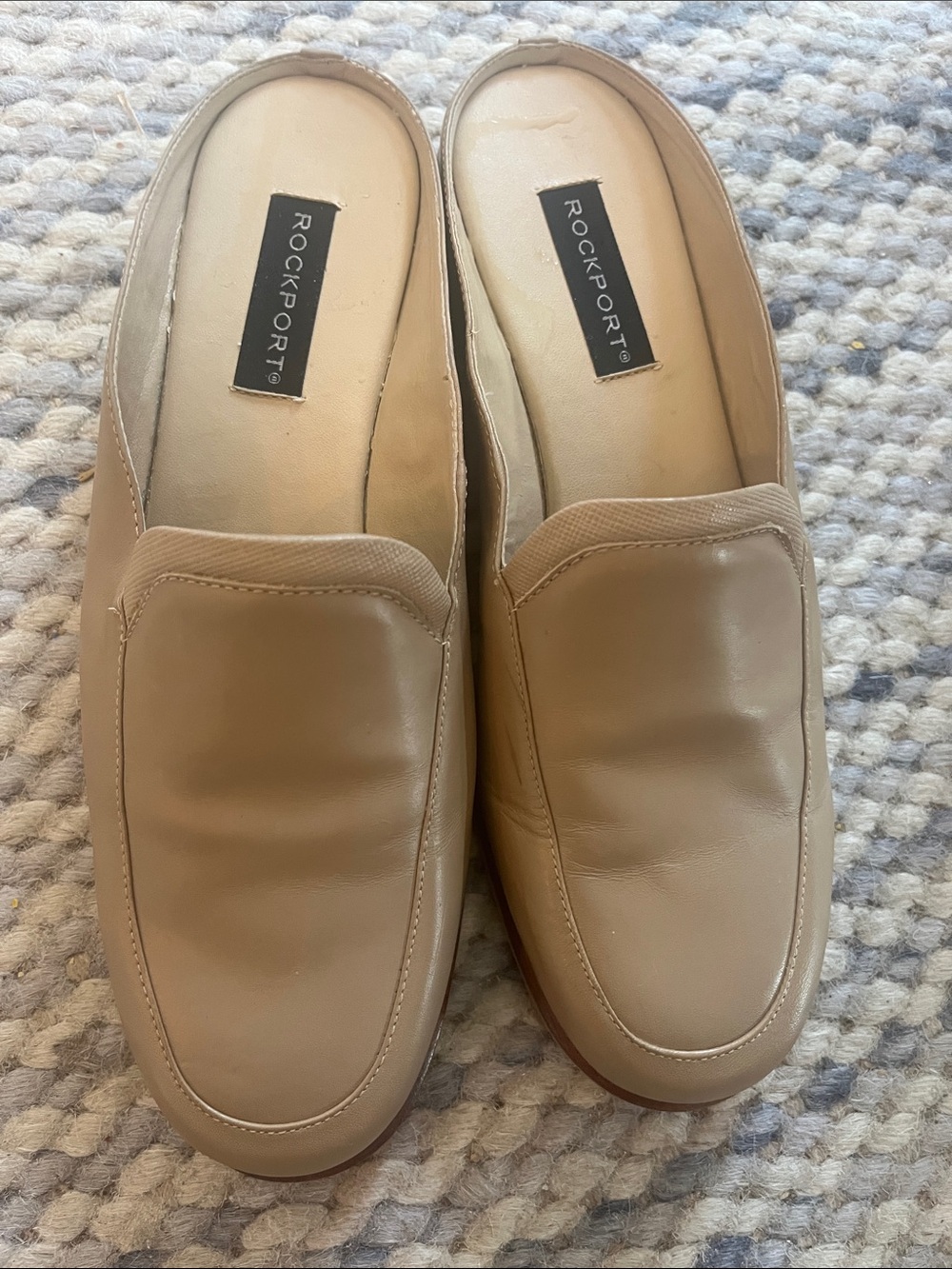 Rockport Tan Slip-On Leather Loafers